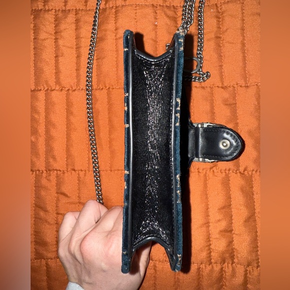 DIONYSUS SUPER MINI BAG NAVY VELVET - Picture 10 of 12